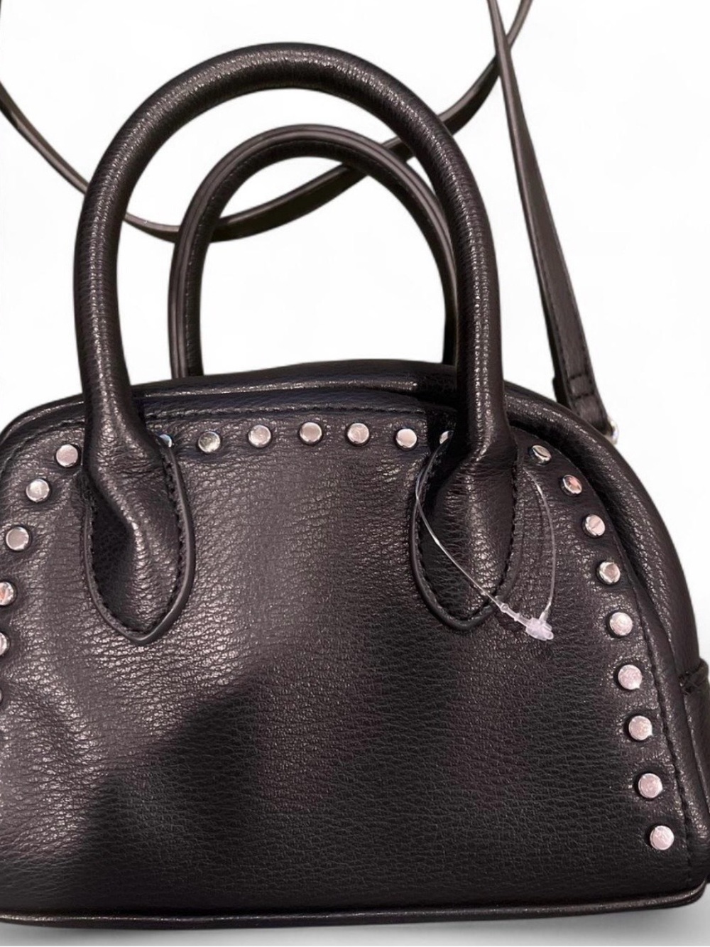 BCBGeneration Black Studded Crossbody Dome Bag